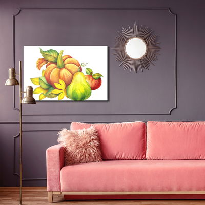 Ljuddämpande tavla - Autumn vegetables