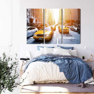 Ljuddämpande tavla - Taxi in the sunshine nyc