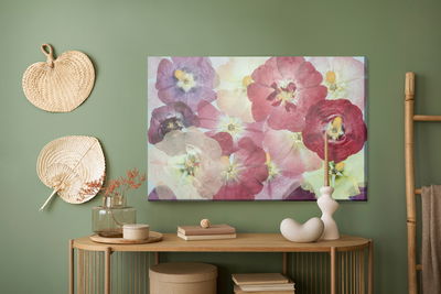 Ljuddämpande tavla - Beautiful colorful flowers
