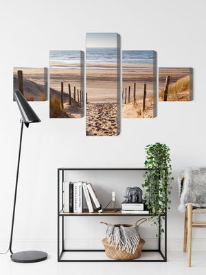 Ljuddämpande tavla - Sandy path to the north sea