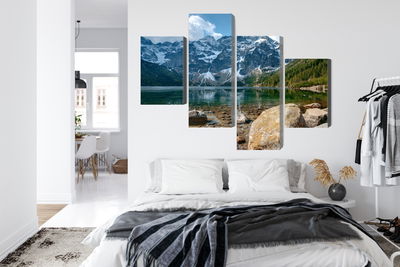 Ljuddämpande tavla - Morskie oko in the tatras 3d