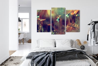 Ljuddämpande tavla - Delicate plants on a macro