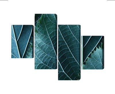 Ljuddämpande tavla - Leaves in a macro scale