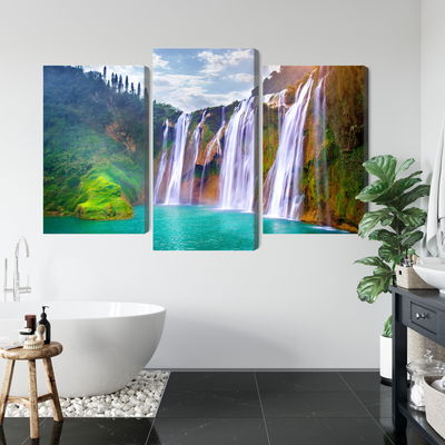 Ljuddämpande tavla - The waterfall in luoping