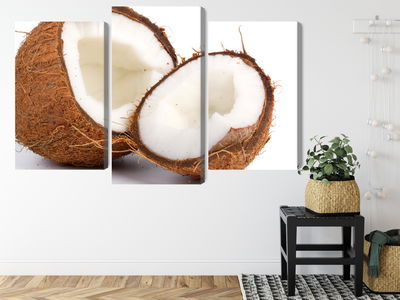 Ljuddämpande tavla - Coconut halves