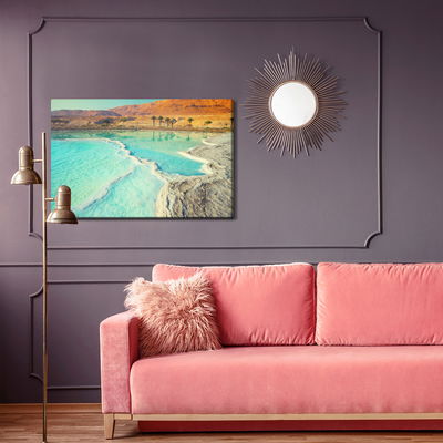 Ljuddämpande tavla - Dead sea and landscape