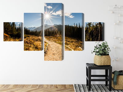 Ljuddämpande tavla - A sunny day in the tatras 3d