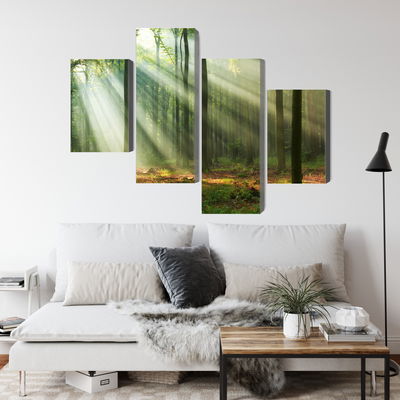 Ljuddämpande tavla - Forest landscape