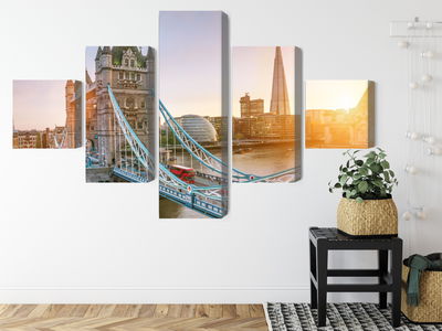 Ljuddämpande tavla - Tower bridge at sunrise