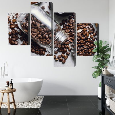 Ljuddämpande tavla - Ingredients for making coffee