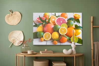 Ljuddämpande tavla - Juicy citrus