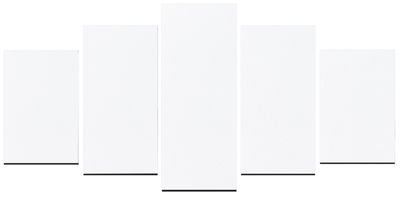 Ljudabsorbent till vägg - Wall 5-parts two