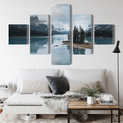 Ljuddämpande tavla - Ghost island in jasper