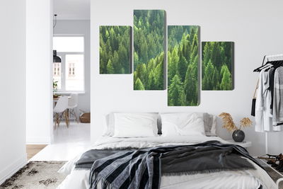 Ljuddämpande tavla - The green of the forest