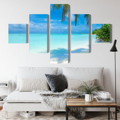 Ljuddämpande tavla - A beach in the maldives