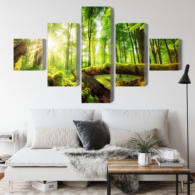 Ljuddämpande tavla - Rays of the sun in the 3d