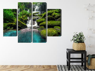 Ljuddämpande tavla - A beautiful waterfall