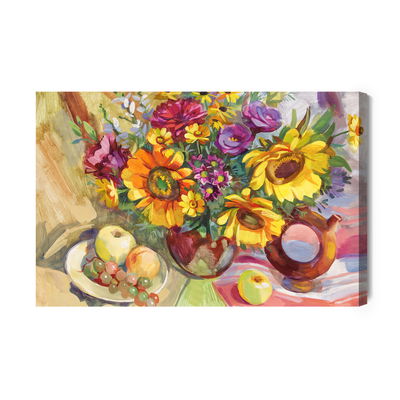 Ljuddämpande tavla - A floral composition as