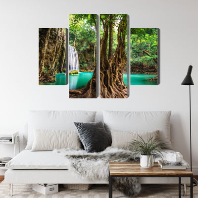 Ljuddämpande tavla - Erawan waterfalls