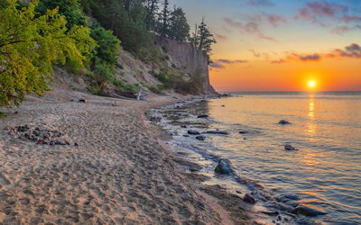 Ljuddämpande tavla - Sunset on the baltic sea