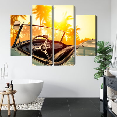 Ljuddämpande tavla - View from the car