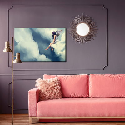 Ljuddämpande tavla - Angel woman