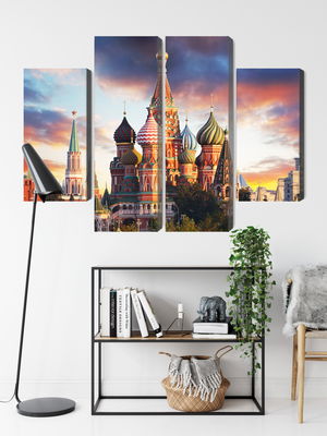 Ljuddämpande tavla - Moscow view of the red