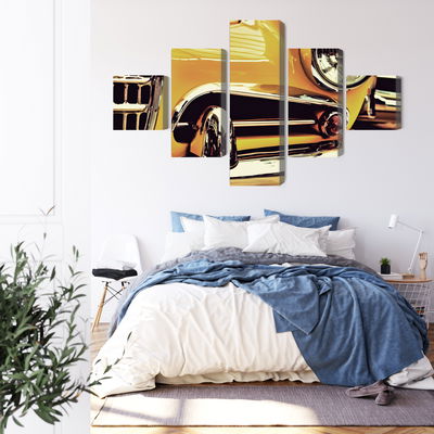 Ljuddämpande tavla - The front of a vintage car