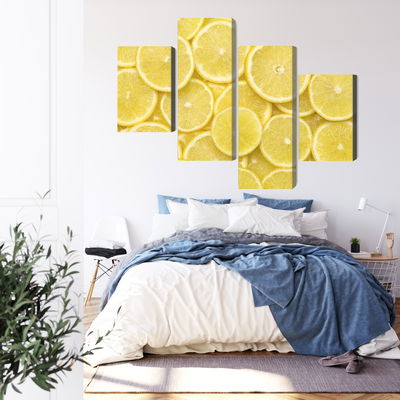 Ljuddämpande tavla - Lemon slices