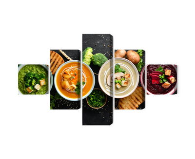 Ljuddämpande tavla - Vegetable cream soups