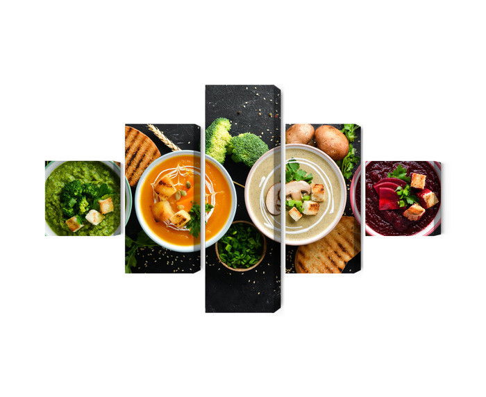 Ljuddämpande tavla - Vegetable cream soups