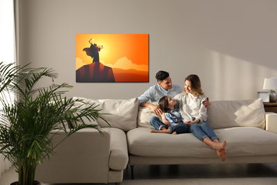 Ljuddämpande tavla - Moses and the ten