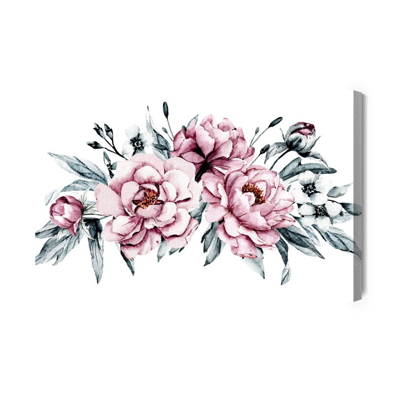 Ljuddämpande tavla - Composition of peony flowers