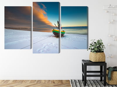 Ljuddämpande tavla - Fishing boat