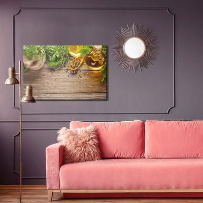 Ljuddämpande tavla - Provencal herbs with oil