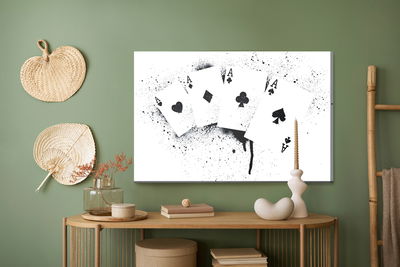 Ljuddämpande tavla - Aces from the deck