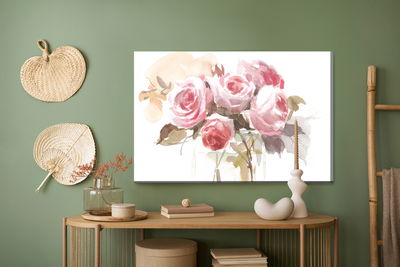 Ljuddämpande tavla - A bouquet of delicate roses