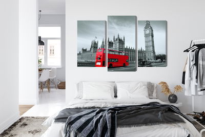 Ljuddämpande tavla - Red London bus