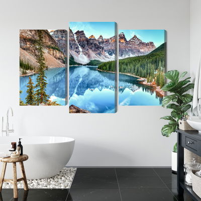 Ljuddämpande tavla - Moraine Lake in banff