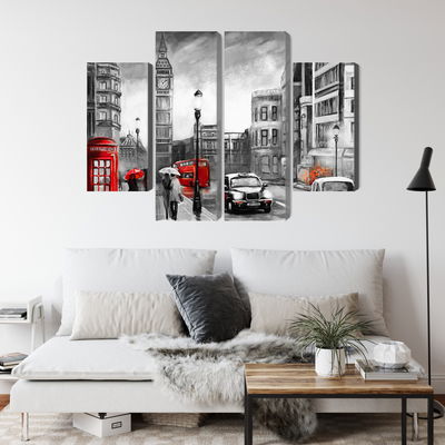 Ljuddämpande tavla - London street view