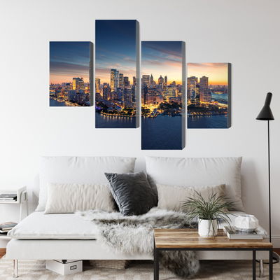 Ljuddämpande tavla - New York city panorama