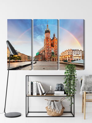 Ljuddämpande tavla - St. mary's basilica in Kraków