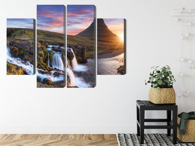 Ljuddämpande tavla - Kirkjufell mountain