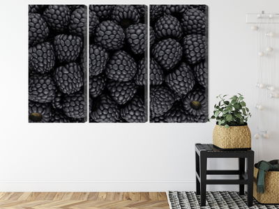 Ljuddämpande tavla - Blackberries on a macro scale