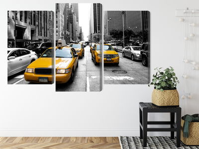 Ljuddämpande tavla - Taxis in New York