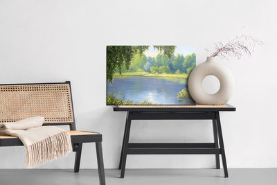 Ljuddämpande tavla - A forest overlooking