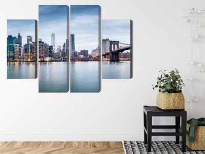 Ljuddämpande tavla - Panoramic view of the city