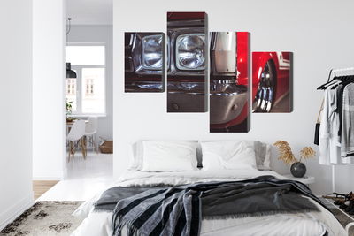 Ljuddämpande tavla - Headlight on an old car