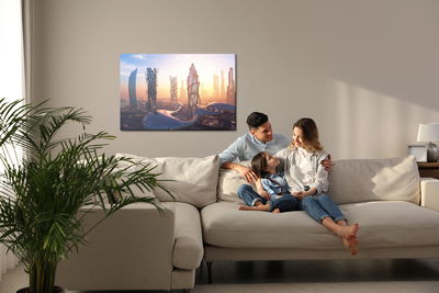 Ljuddämpande tavla - Modernist construction