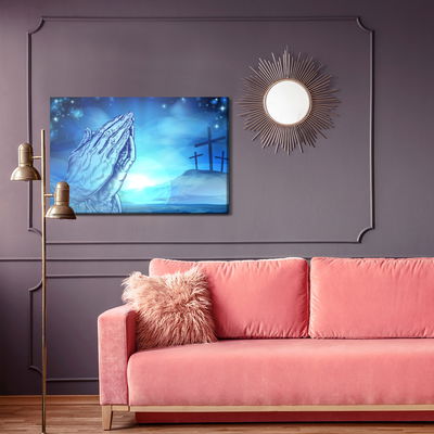 Ljuddämpande tavla - Three crosses on the hill